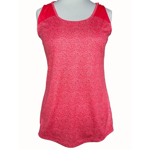 Columbia Omni Shade Pink Sleeveless Racer Back Athletic Polyester top Medium - Picture 1 of 6